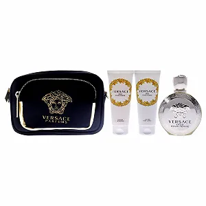 Парфумована вода Versace Eros Набір для жінок, (100 мл) лосьйон для тіла, (100 мл) гель для душу, косметичка ціна на synthetic.ua - Фото 1 Парфумована вода Versace Eros Набір для жінок, (100 мл) лосьйон для тіла, (100 мл) гель для душу, косметичка synthetic.ua - Фото 1