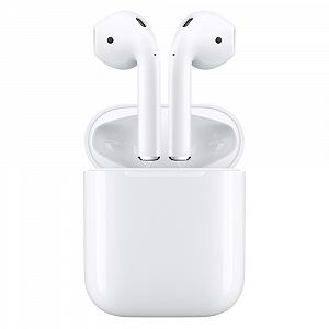 Наушники Apple a1523 AirPods Bluetooth Вкладыши Белый (Восстановленный) - Фото 1