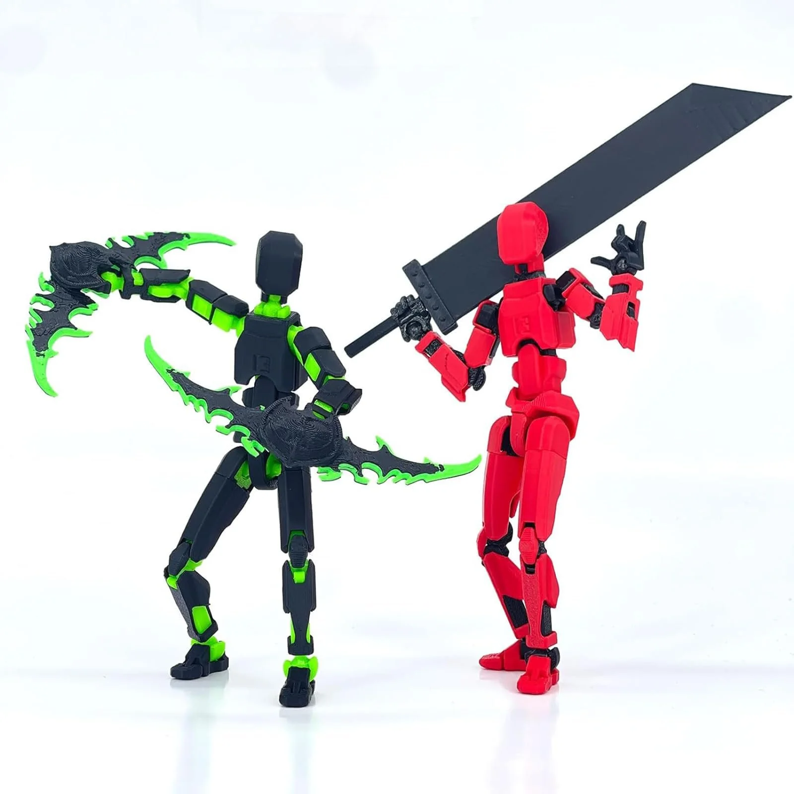 Набір фігурок T13 Robot Action Figures Pre-Assembled 3D Print Movable Multiple Joints Pack of 2, фото №4