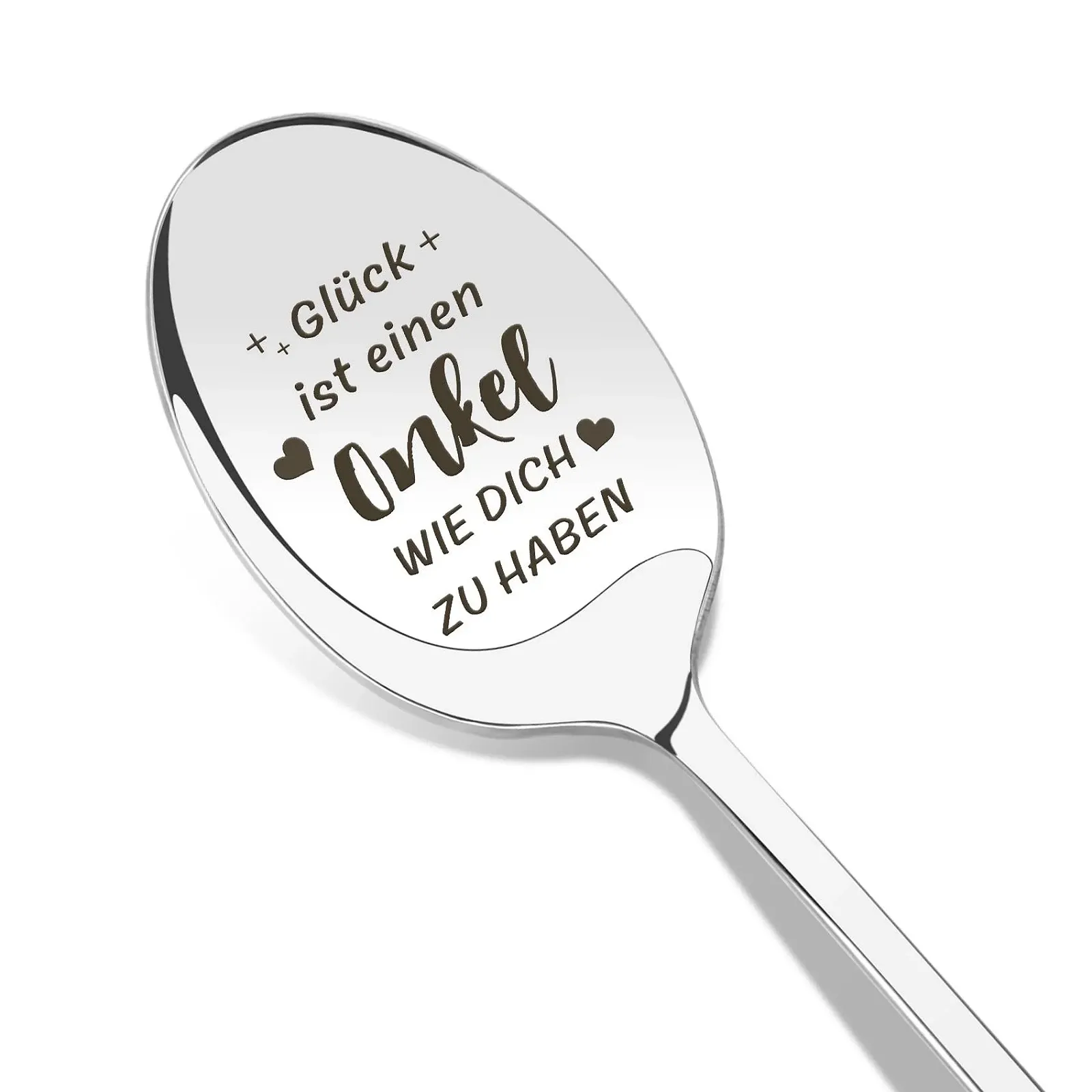 Ложка для кави з гравіюванням Найкращий дядько у світі, фото №1