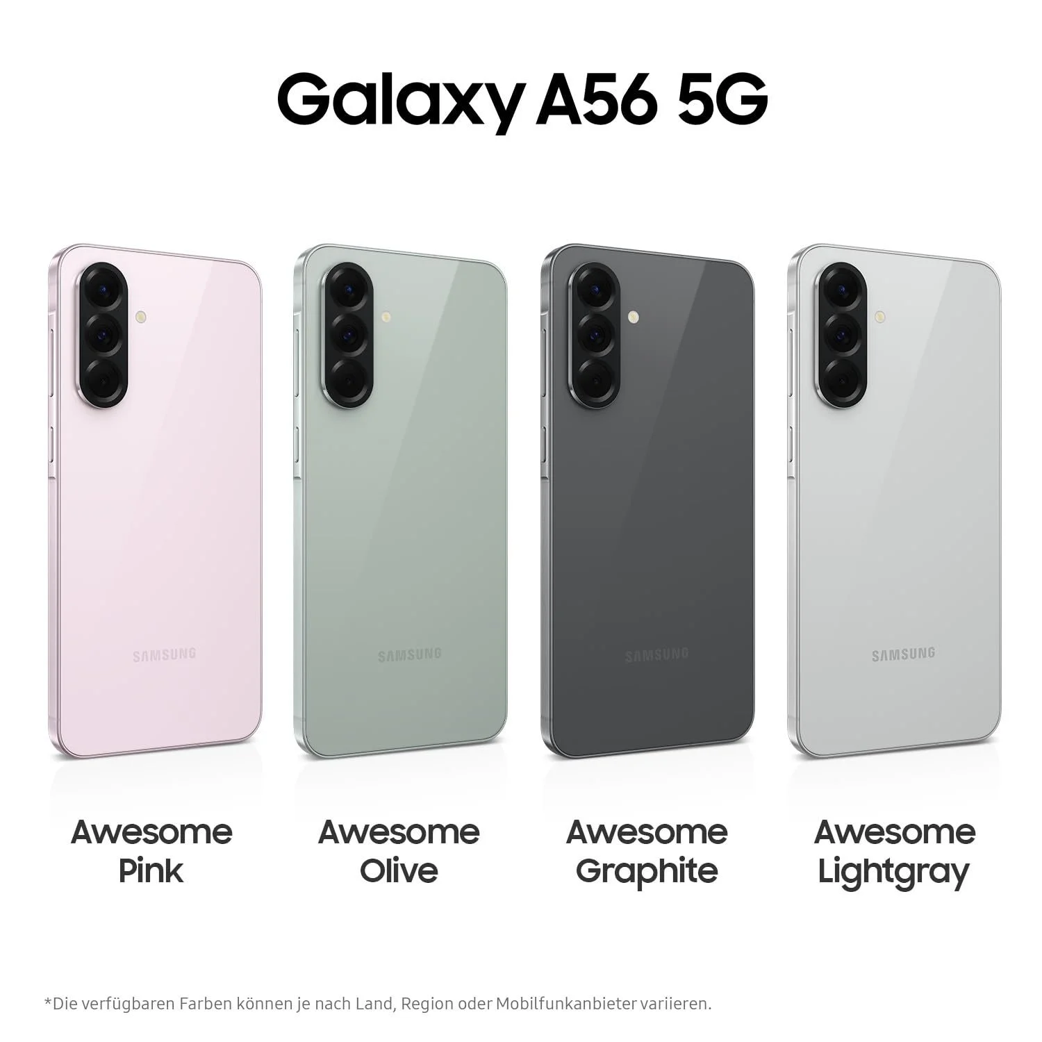 Смартфон Samsung Galaxy A56 5G 8 ГБ 256 ГБ 50 Мп Awesome Pink, фото №2 Смартфон Samsung Galaxy A56 5G 8 ГБ 256 ГБ 50 Мп Awesome Pink, фото №2