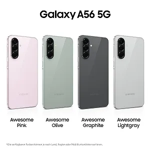 Смартфон Samsung Galaxy A56 5G AI 8 ГБ RAM 256 ГБ 50 Мп Потрясающий светло-серый цена на synthetic.ua - Фото 1 Смартфон Samsung Galaxy A56 5G AI 8 ГБ RAM 256 ГБ 50 Мп Потрясающий светло-серый synthetic.ua - Фото 1