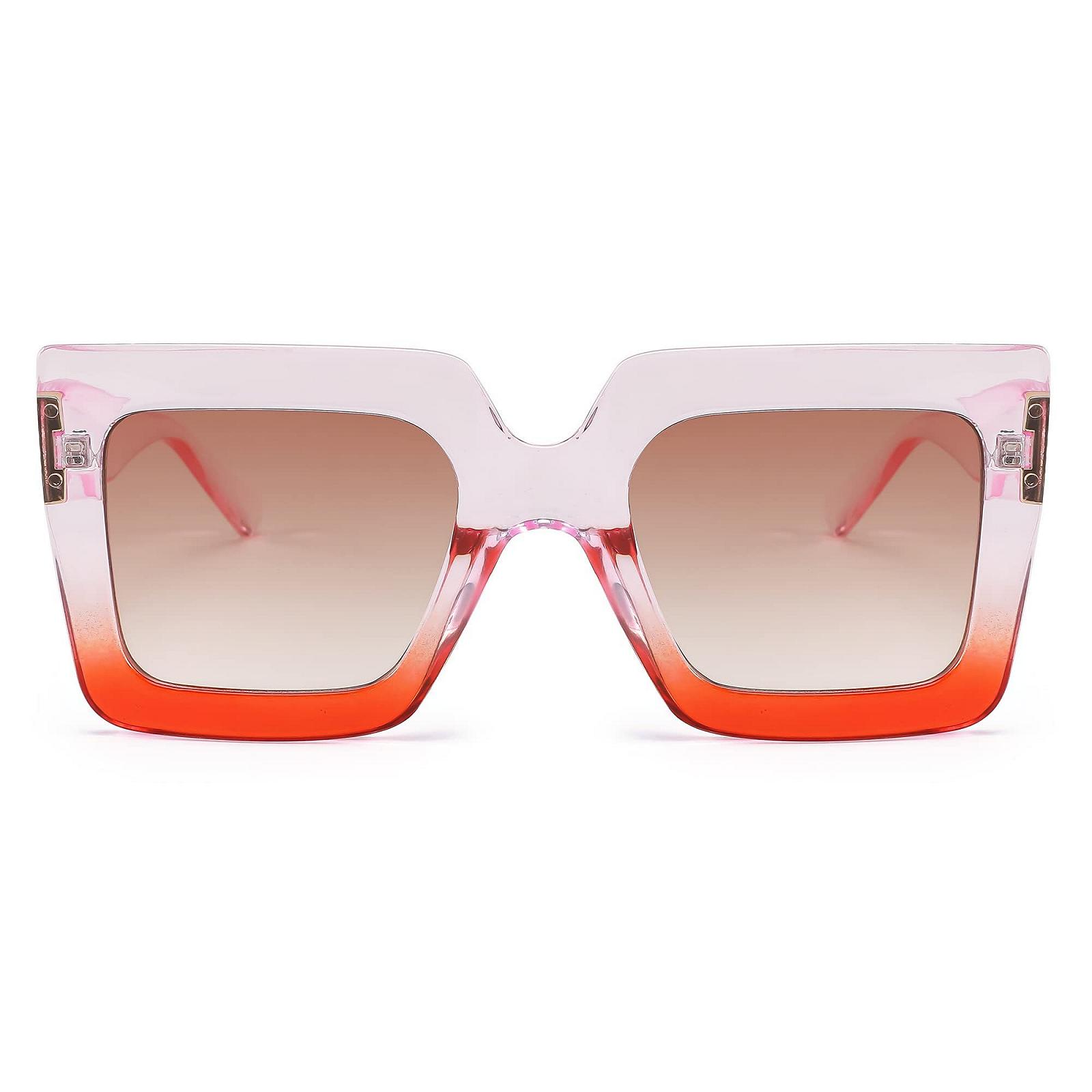 Солнцезащитные квадратные очки FEISEDY Винтажные модные большие B2380, фото №2