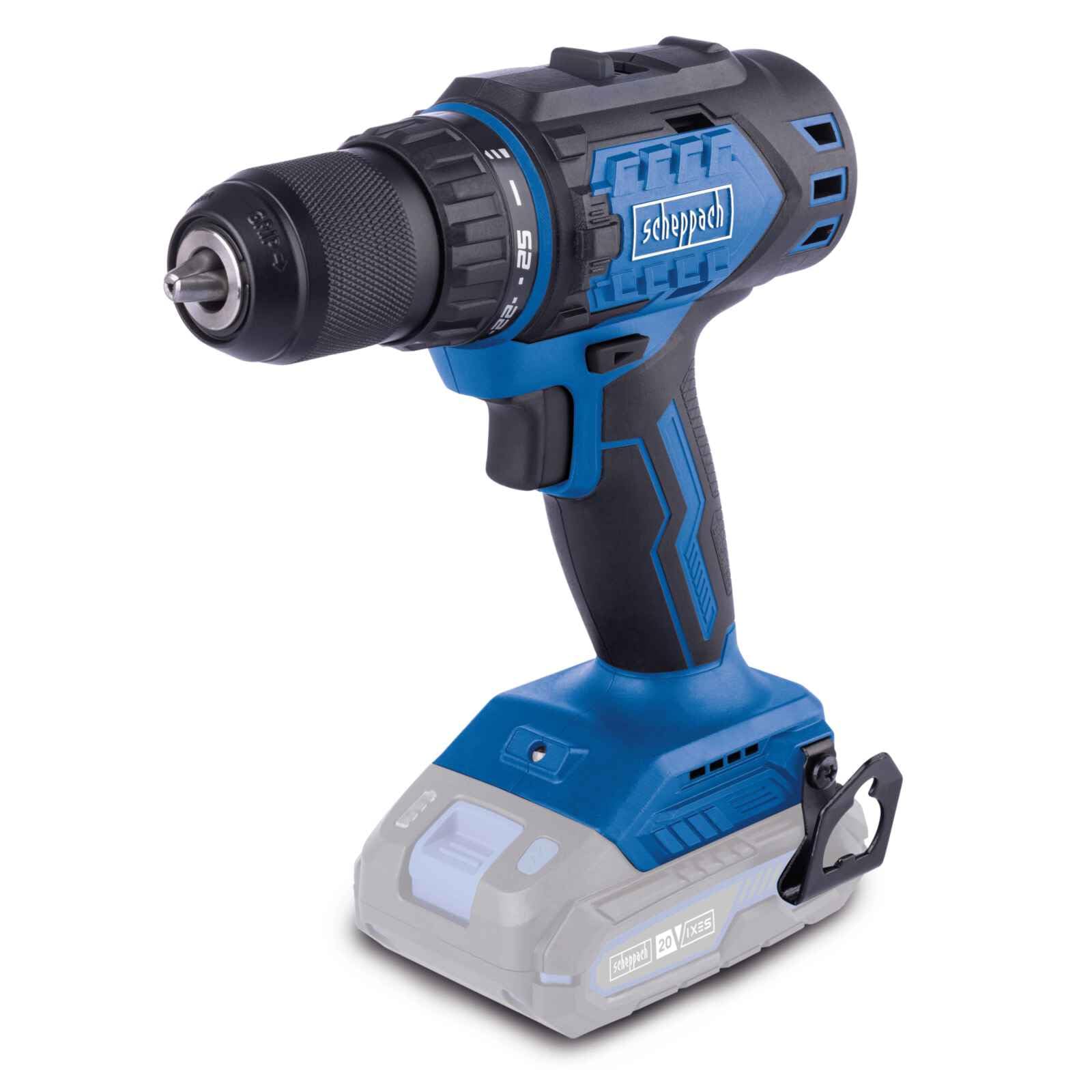 Дрель-шуруповёрт Scheppach IXES BC-DD60-X 20 В бесщеточный крутящий момент 60 Нм патрон 1.5-13 мм уровни крутящего момента 25+1 светодиодный подсвет и зажим для ремня без аккумулятора и зарядного устройства, фото №1 Дрель-шуруповёрт Scheppach IXES BC-DD60-X 20 В бесщеточный крутящий момент 60 Нм патрон 1.5-13 мм уровни крутящего момента 25+1 светодиодный подсвет и зажим для ремня без аккумулятора и зарядного устройства, фото №1