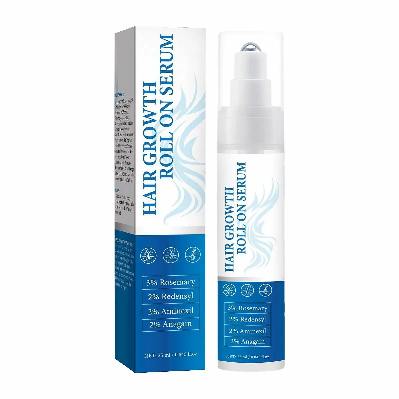 Засіб для росту волосся Yuecjian для чоловіків та жінок, розчин для відновлення шкіри голови, 25 мл, фото №1