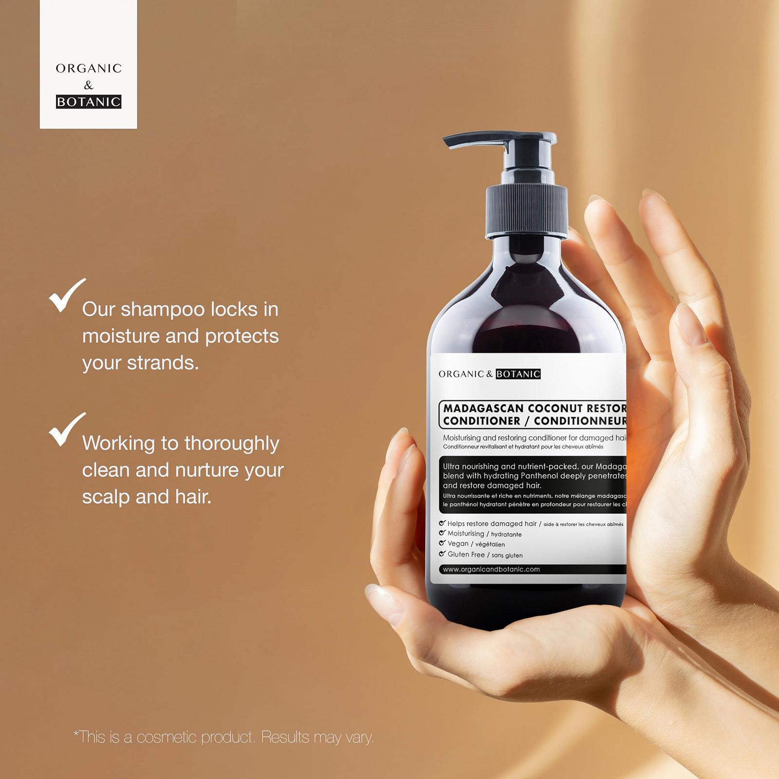 Кондиционер Organic & Botanic Madagascan Coconut Restoring, фото №5