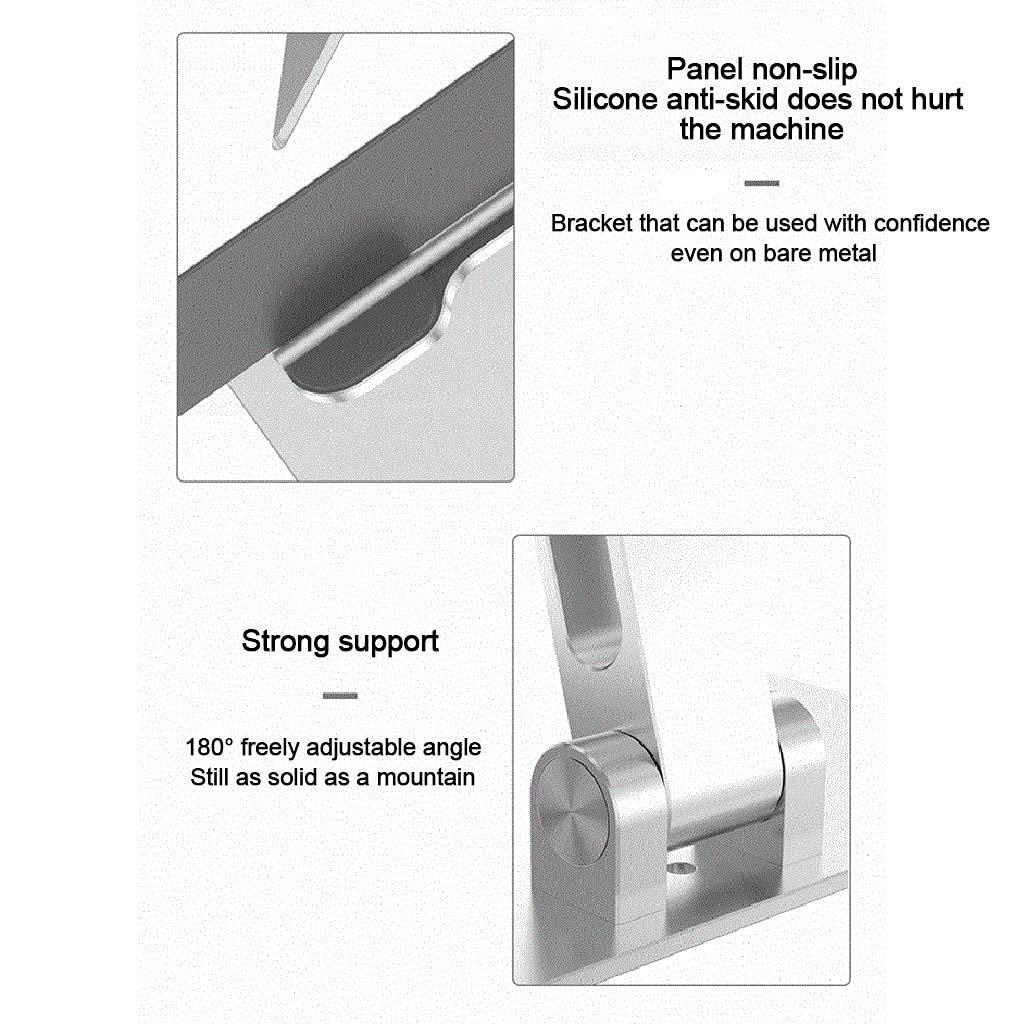 Подставка для ноутбука регулируемая алюминиевый сплав Free Lift для PC планшетов 7-17 дюймов нескользящая охлаждающая подставка для ноутбука, фото №3