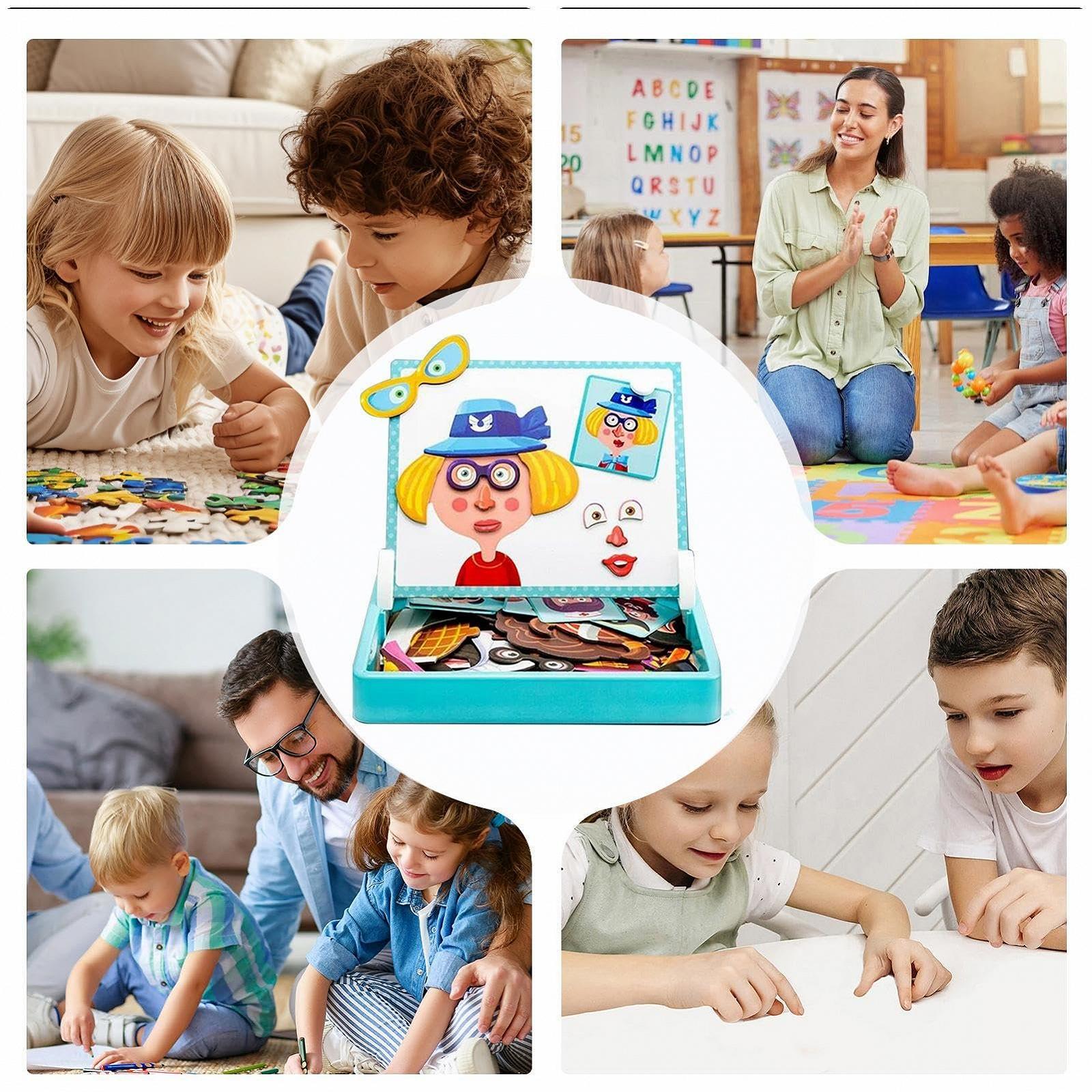 Магнитный пазл Animal Magnetic Puzzles для детей, фото №4