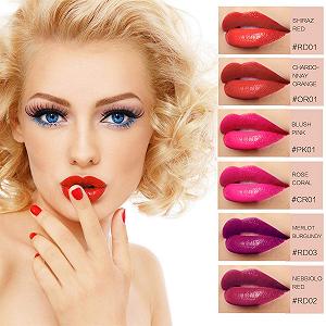 Набір блиску для губ 6 кольорів Wine Waterproof Matte Lip Ink synthetic.ua - Фото 1