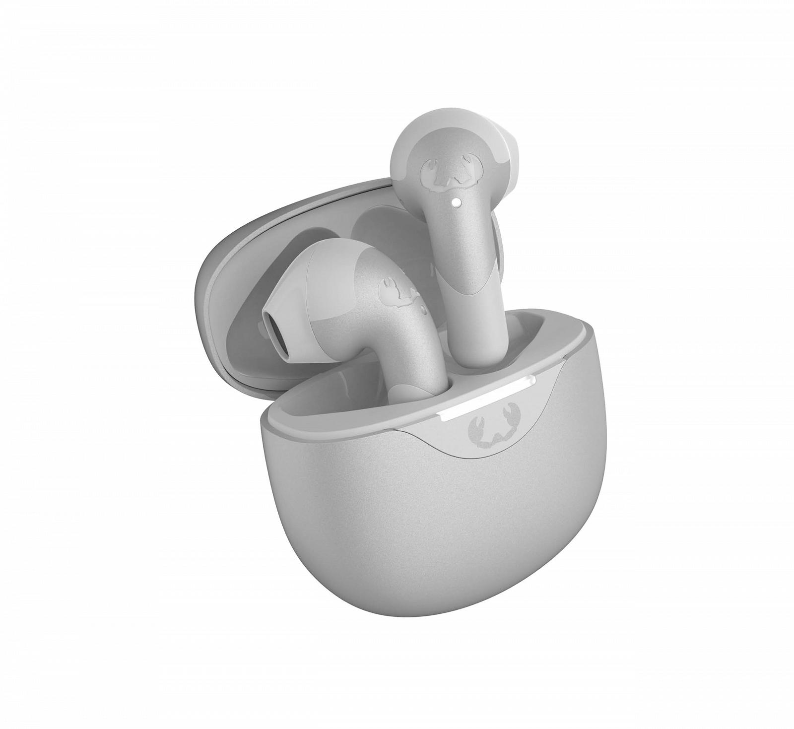 Навушники Fresh 'n Rebel Twins Blaze Bluetooth In-Ear з шумозаглушенням вітру, Бездротові навушники-вкладиші з мікрофоном ENC, Bluetooth 5.3, IPX4, 32 години відтворення (Білий), фото №1