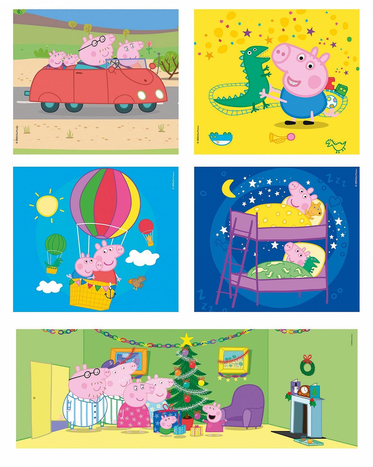 Пазл Clementoni Supercolor 20271 10 In 1 Peppa Pig (3x18, 4x30, 2x48 и 1x60 деталей) для детей от 4 лет, фото №2 Пазл Clementoni Supercolor 20271 10 In 1 Peppa Pig (3x18, 4x30, 2x48 и 1x60 деталей) для детей от 4 лет, фото №2