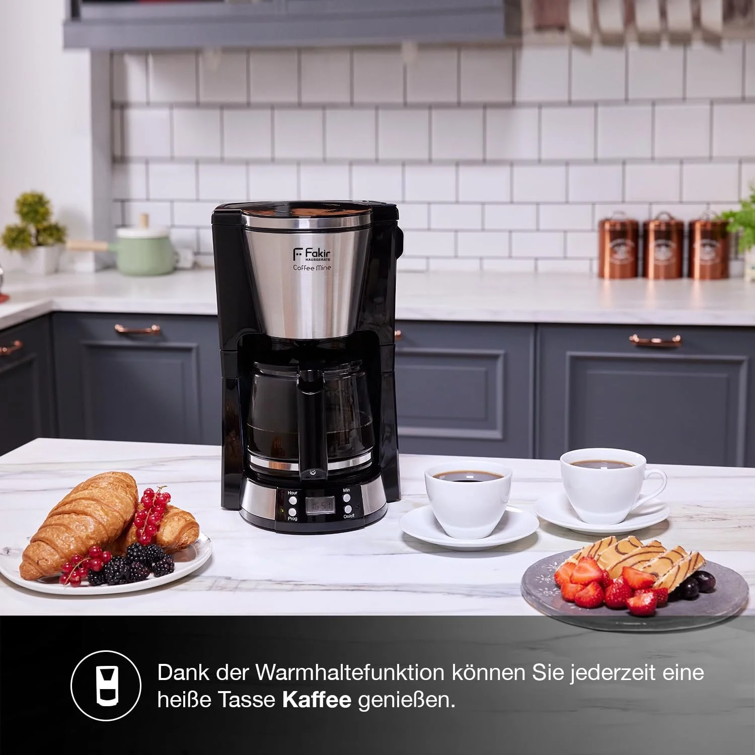 Кофемашина капельная Fakir Coffee Mine 1.5 л 800 Вт, фото №6