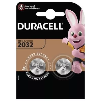 Батарейка Duracell CR 2032 DL 2 5007659, фото №1