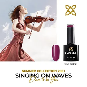 Гель-лак Bluesky Summer Collection 2021 Your Tempo Ss2120 Фиолетовый Яркий 10 мл synthetic.ua - Фото 1