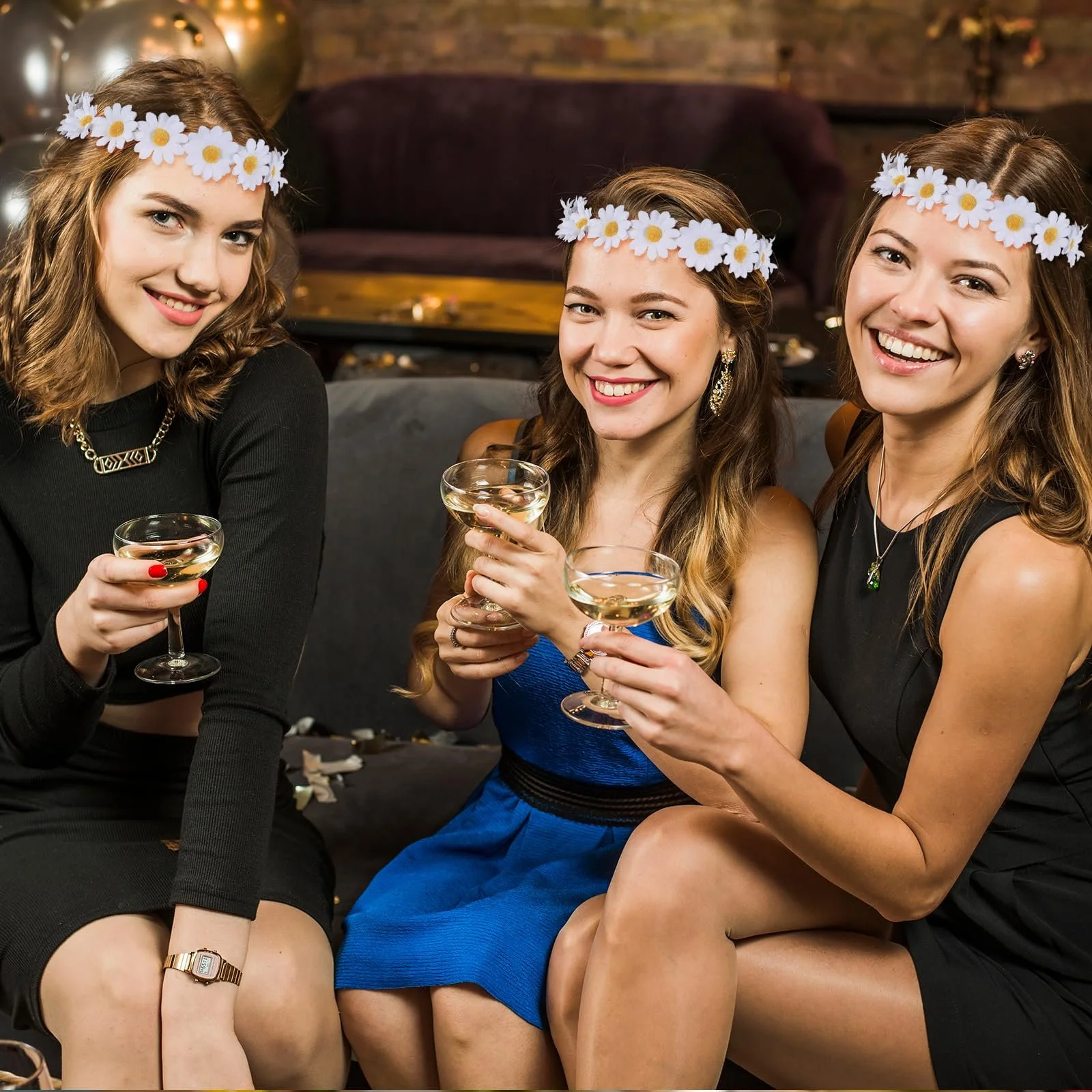 Вінок для волосся TIESOME з ромашками, фото №7 Вінок для волосся TIESOME з ромашками, фото №7