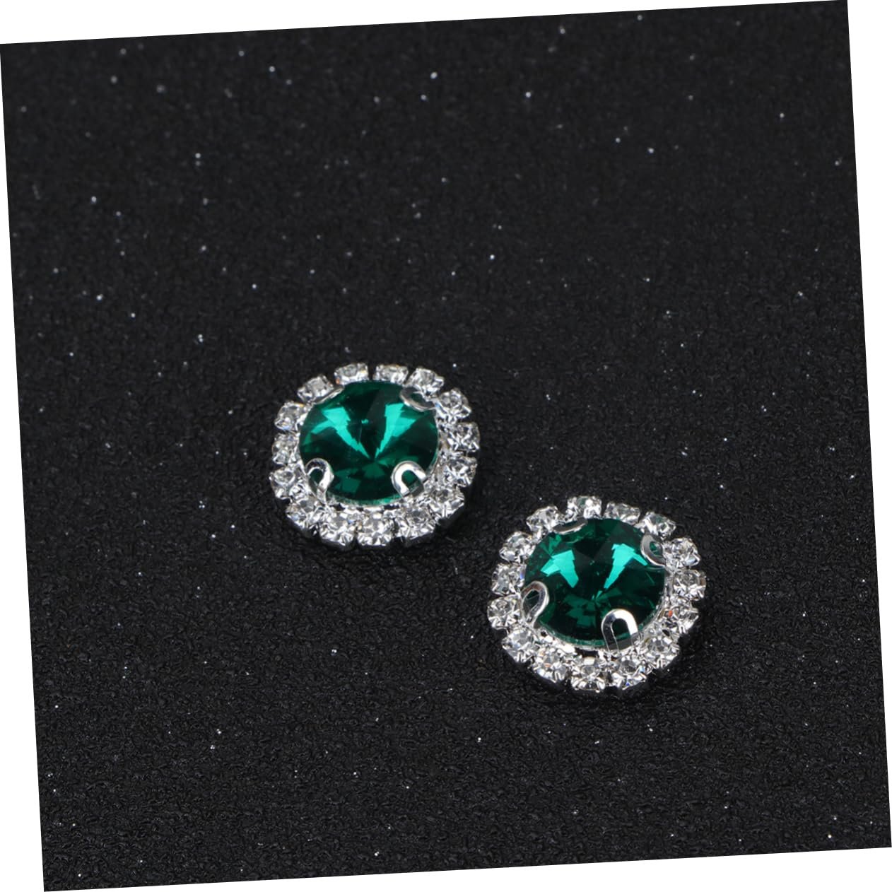 Штучні Діаманти TEHAUX 40 штАкрилові Плоскі Стрази, Зелений Колір, фото №4