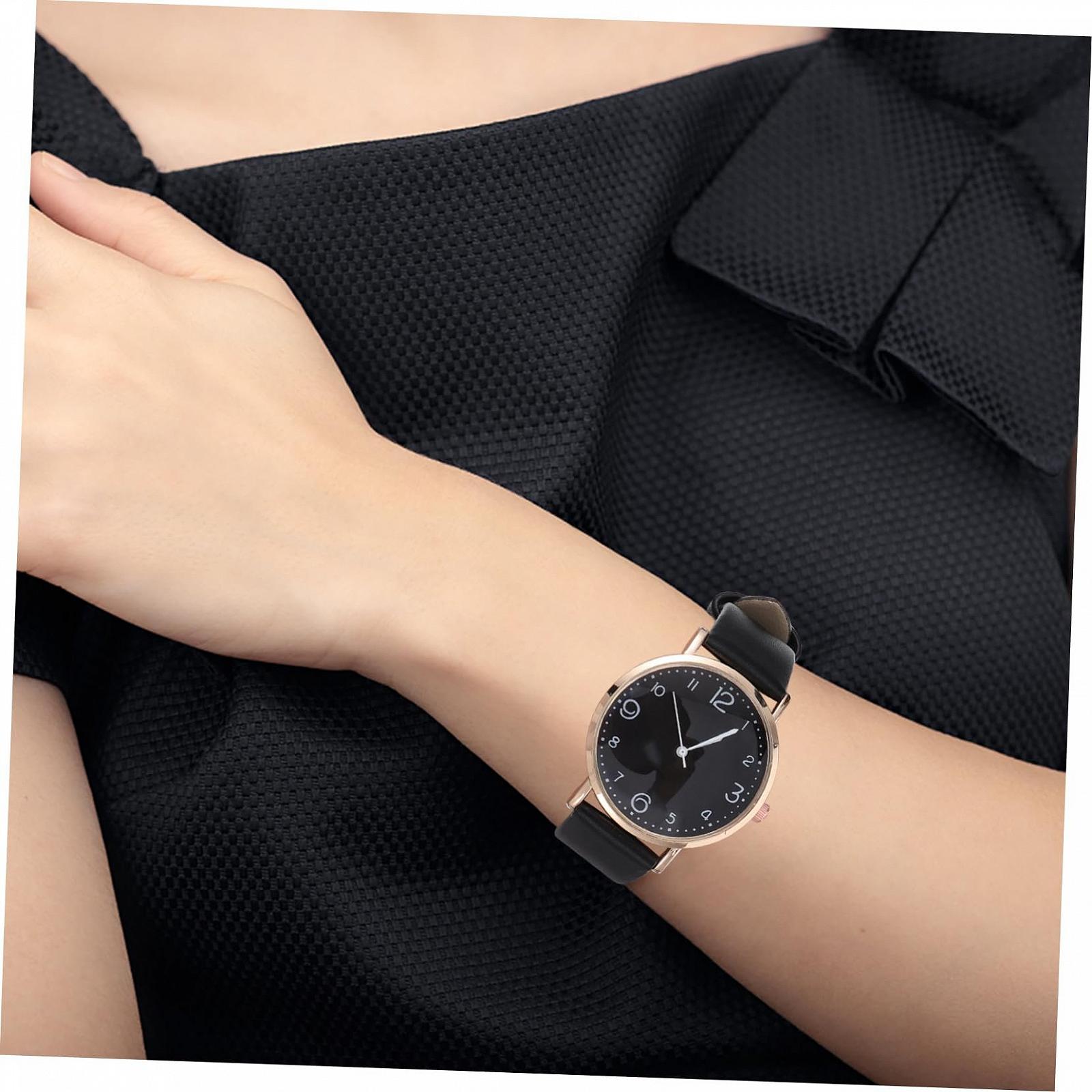 Жіночий годинник Healvian, бежевий, сріблястий, фото №9