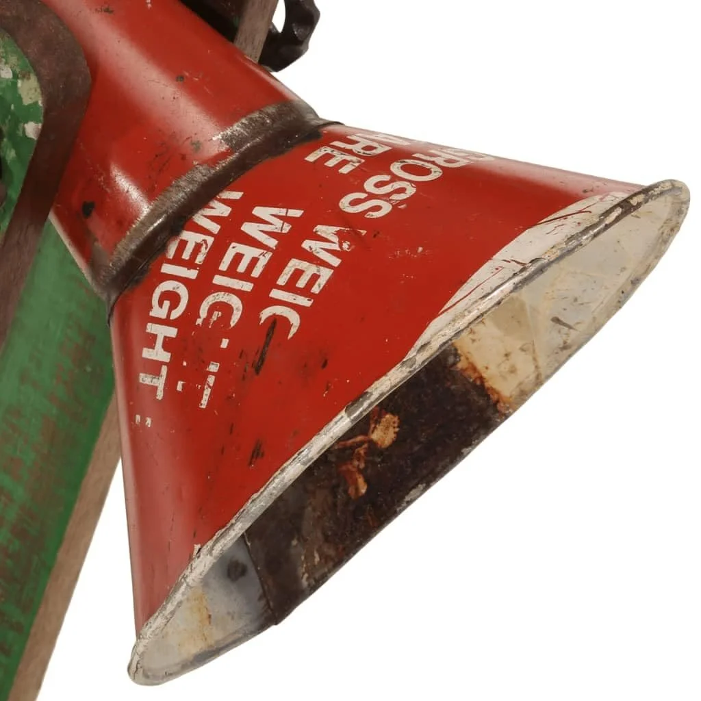 Настільна лампа vidaXL E27 25 Вт Iron Solid Wood Multicolor, фото №4