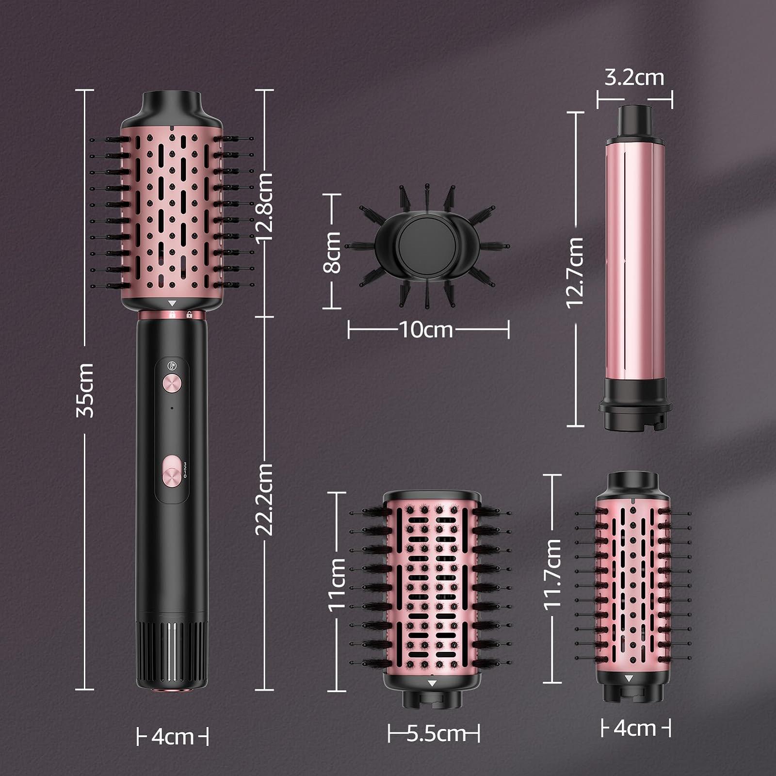 Стайлер для волос NICEBAY 6 в 1 1300 W BLDC 110,000 RPM Розовый, фото №6 Стайлер для волос NICEBAY 6 в 1 1300 W BLDC 110,000 RPM Розовый, фото №6