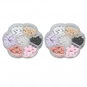 3D Стразы для ногтей Аксессуары для украшения ногтей Различные формы Плоская задняя часть Безопасные и фольга для ногтей - Фото 1