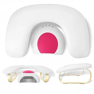 Підставка для рук манікюрна U-подібна Tech з тримачем з нержавіючої сталі - Фото 1