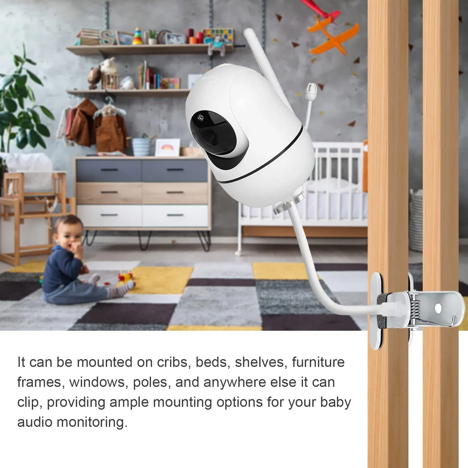 Тримач для відеоняні HelloBaby Flexible HB65 HB66 HB248 ANMEATE SM935E Baby Camera Stand, фото №9