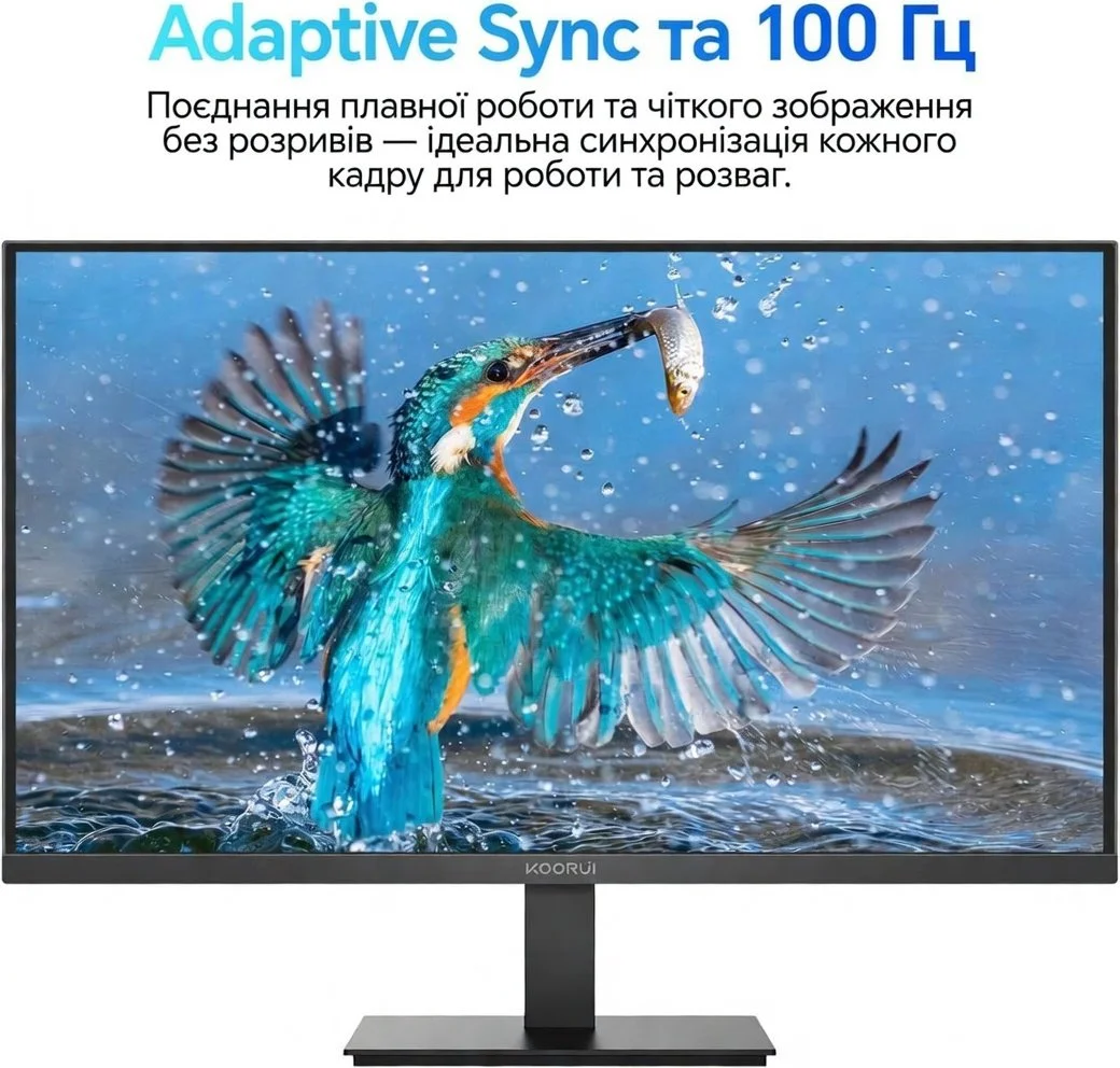 Монітор 24" KOORUI E2412F Full HD VA 100 Гц, фото №4