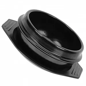 Кастрюля-горшок для запекания керамическая с подставкой термостойкая с антипригарным покрытием - Фото 1