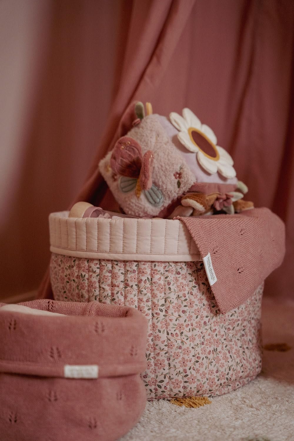 Органайзер для пеленального столика Little Dutch Fairy Garden TE31054031 Fairy Floral Круглая Большая Двусторонняя, фото №3