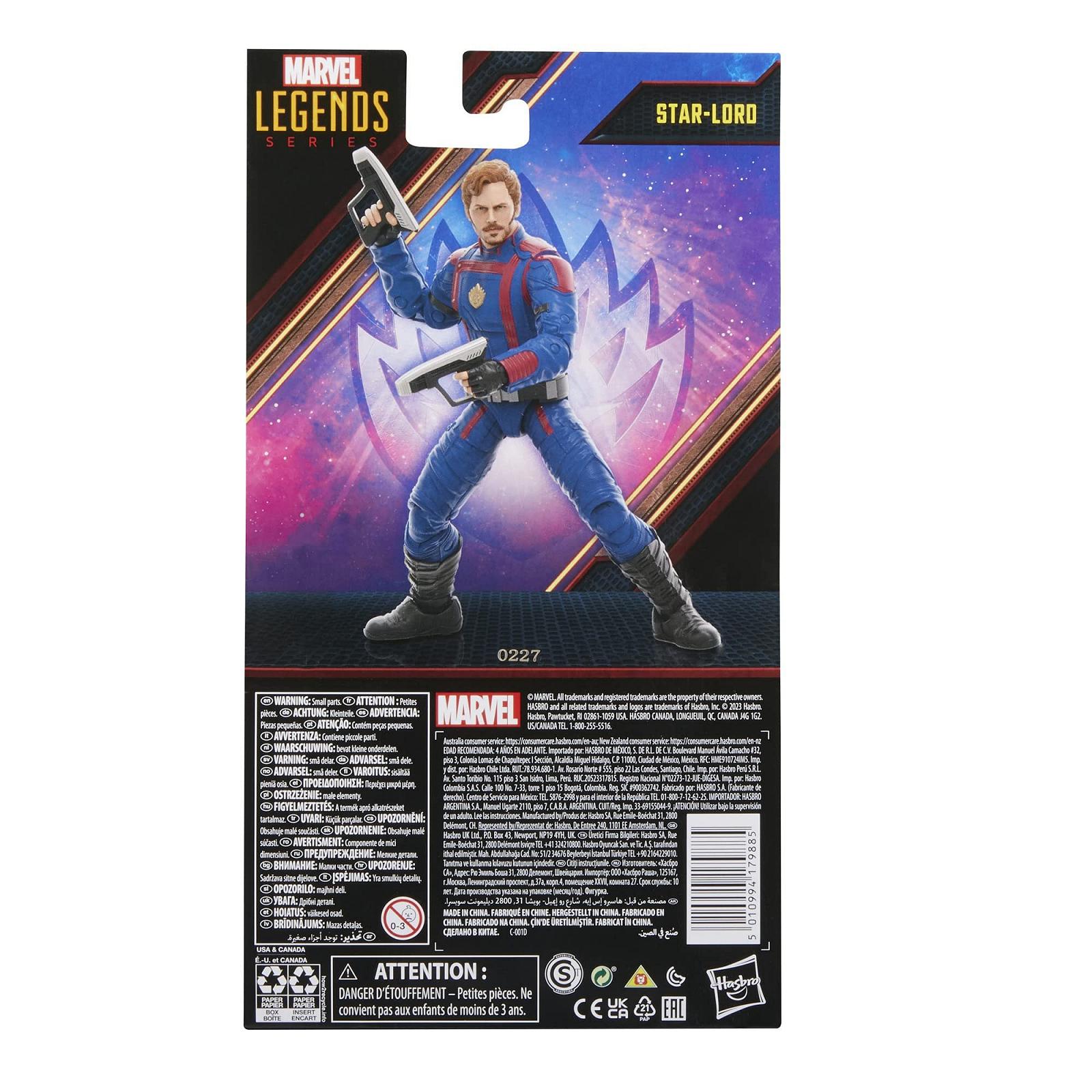 Экшн-фигурка Star Lord Marvel Legends Series 15 см Стражи Галактики. Часть 3, фото №3