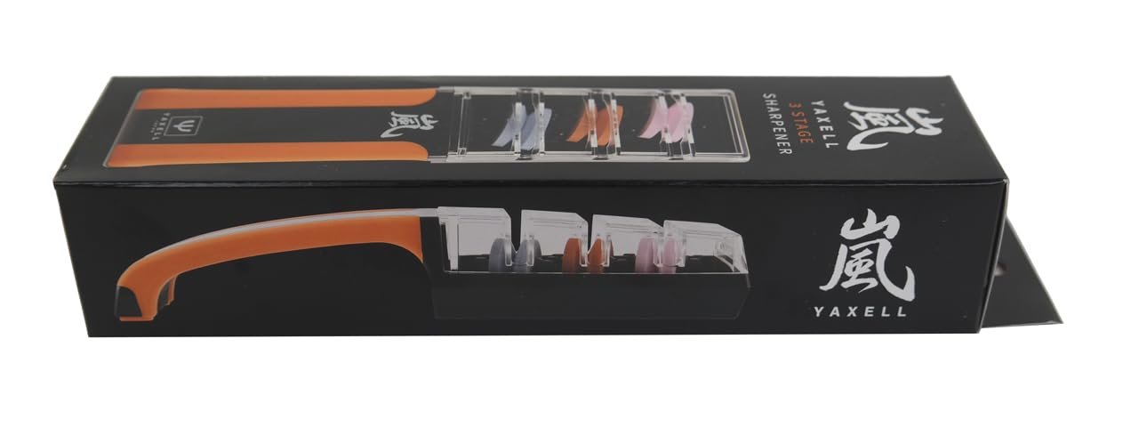 Точилка для ножів Yaxell з 3 шліфувальними роликами Coarse/Medium/Fine, фото №4 Точилка для ножів Yaxell з 3 шліфувальними роликами Coarse/Medium/Fine, фото №4