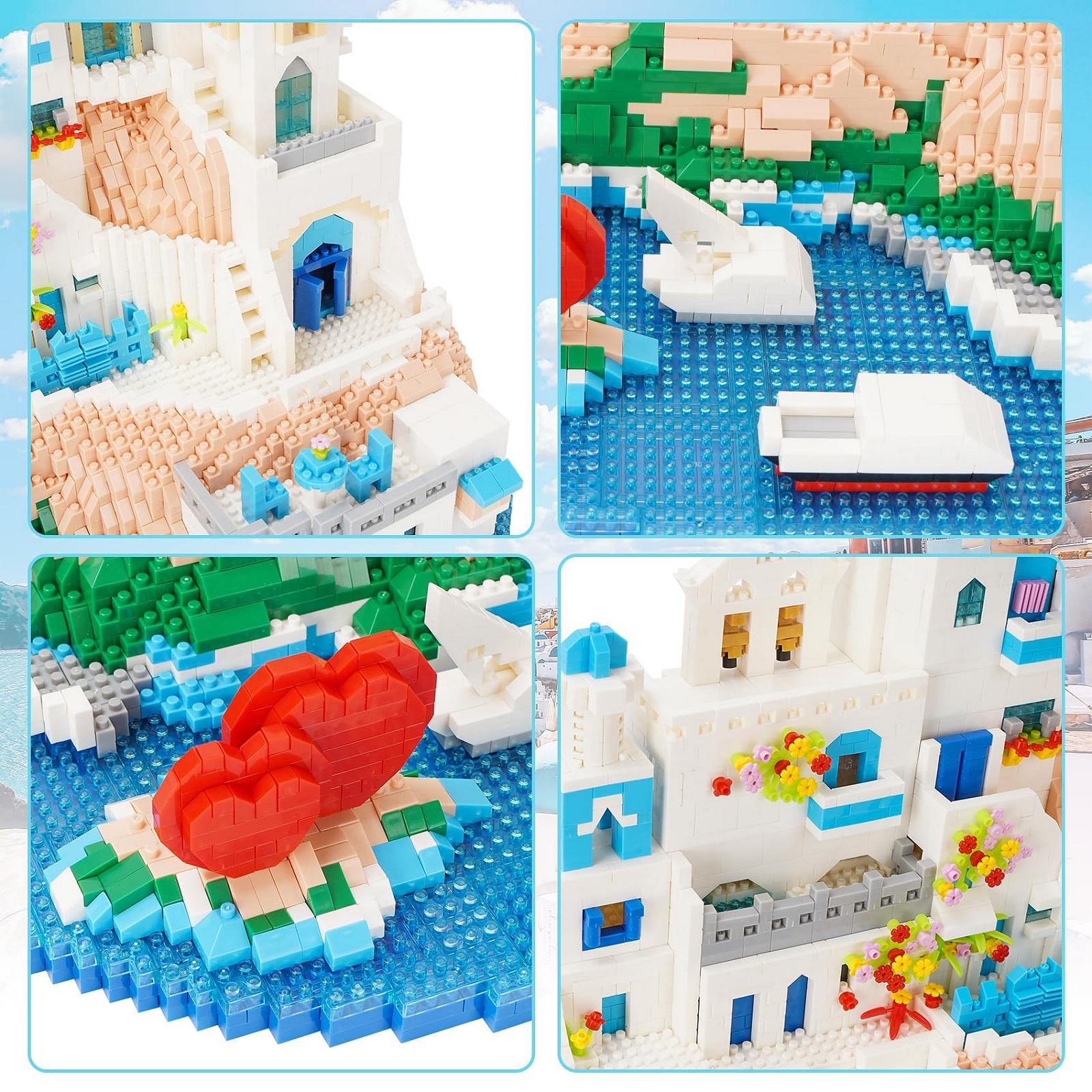 Набор блоков LULUFUN Architecture Aegean Sea Mini 5810 элементов, фото №3