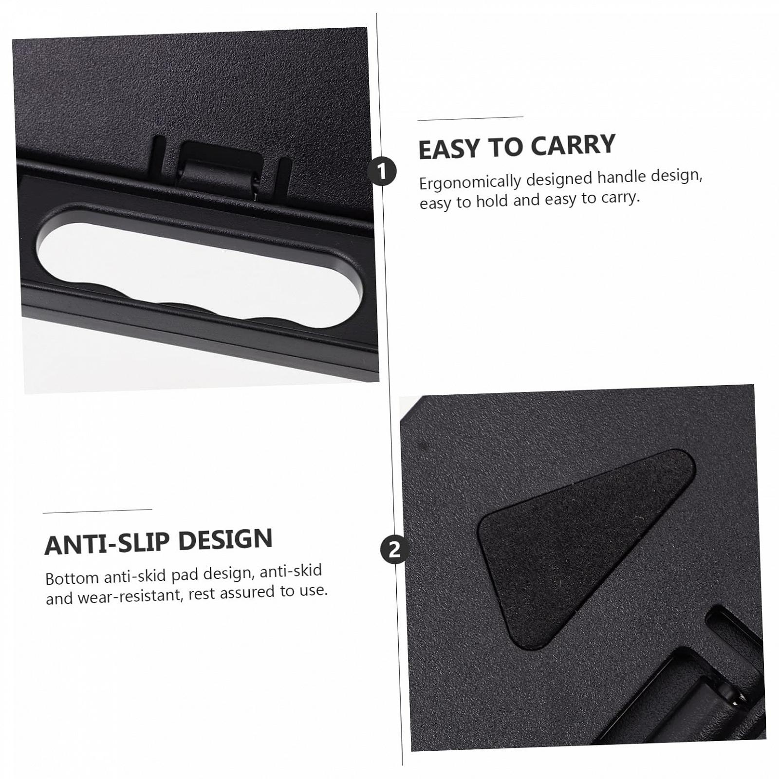 Підставка для ноутбука SEWACC складана з тримачем для телефону, регульована, обертова для ергономічної роботи, фото №6