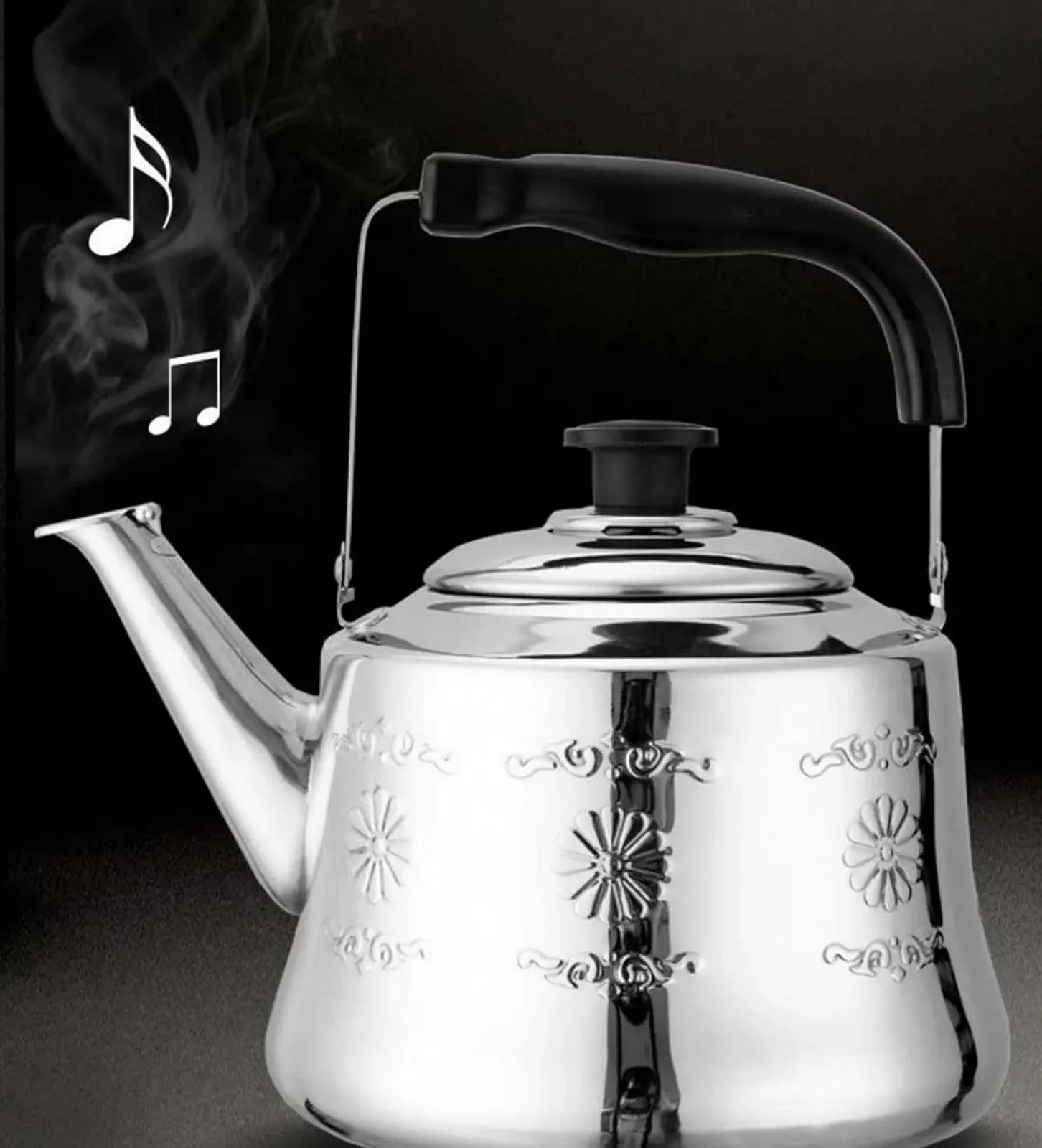 Чайник з свистком, Універсальний чайник для газової та індукційної плити, фото №2 Чайник з свистком, Універсальний чайник для газової та індукційної плити, фото №2