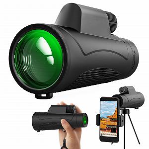 Монокуляр HD 10x42 с держателем для смартфона, штативом, водонепроницаемый - Фото 1