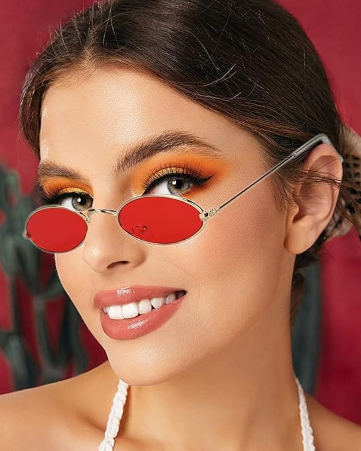 Солнцезащитные Очки Овальные KGDUYC Ретро, фото №4