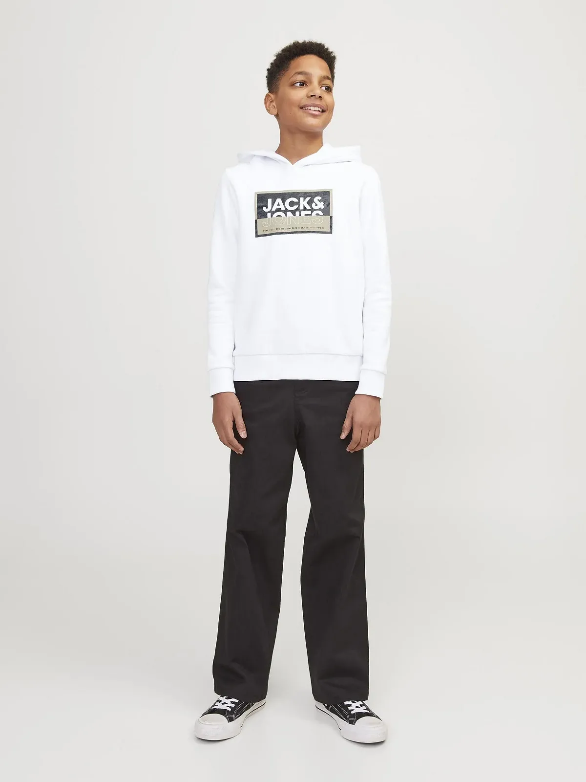 Худі Jack & Jones Jungen Jcologan Ss24 Print Sweat Hood Sn Jnr, фото №4