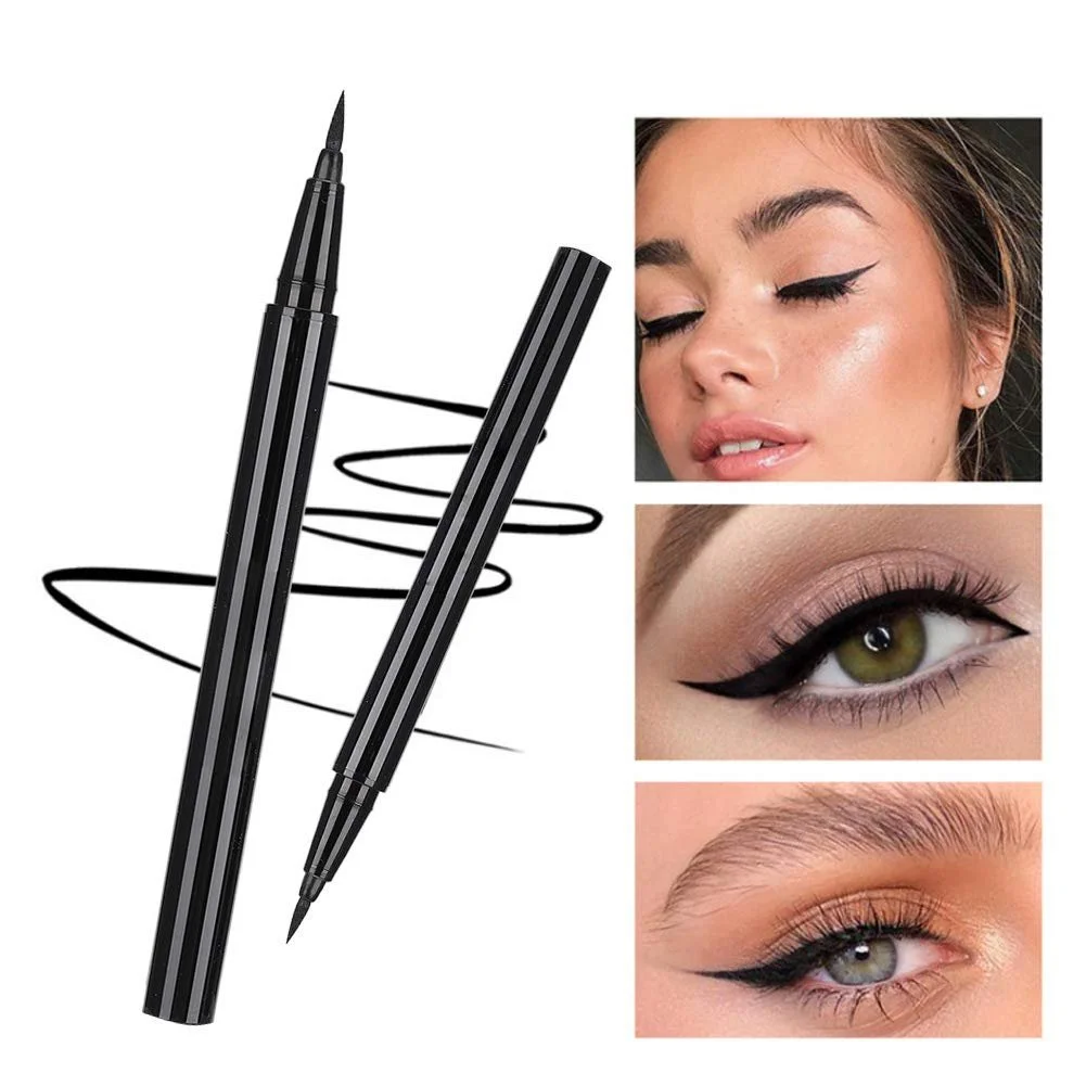 Фломастер-підводка для очей Рідка Schwarzer водостійка Швидковисихаюча, фото №6