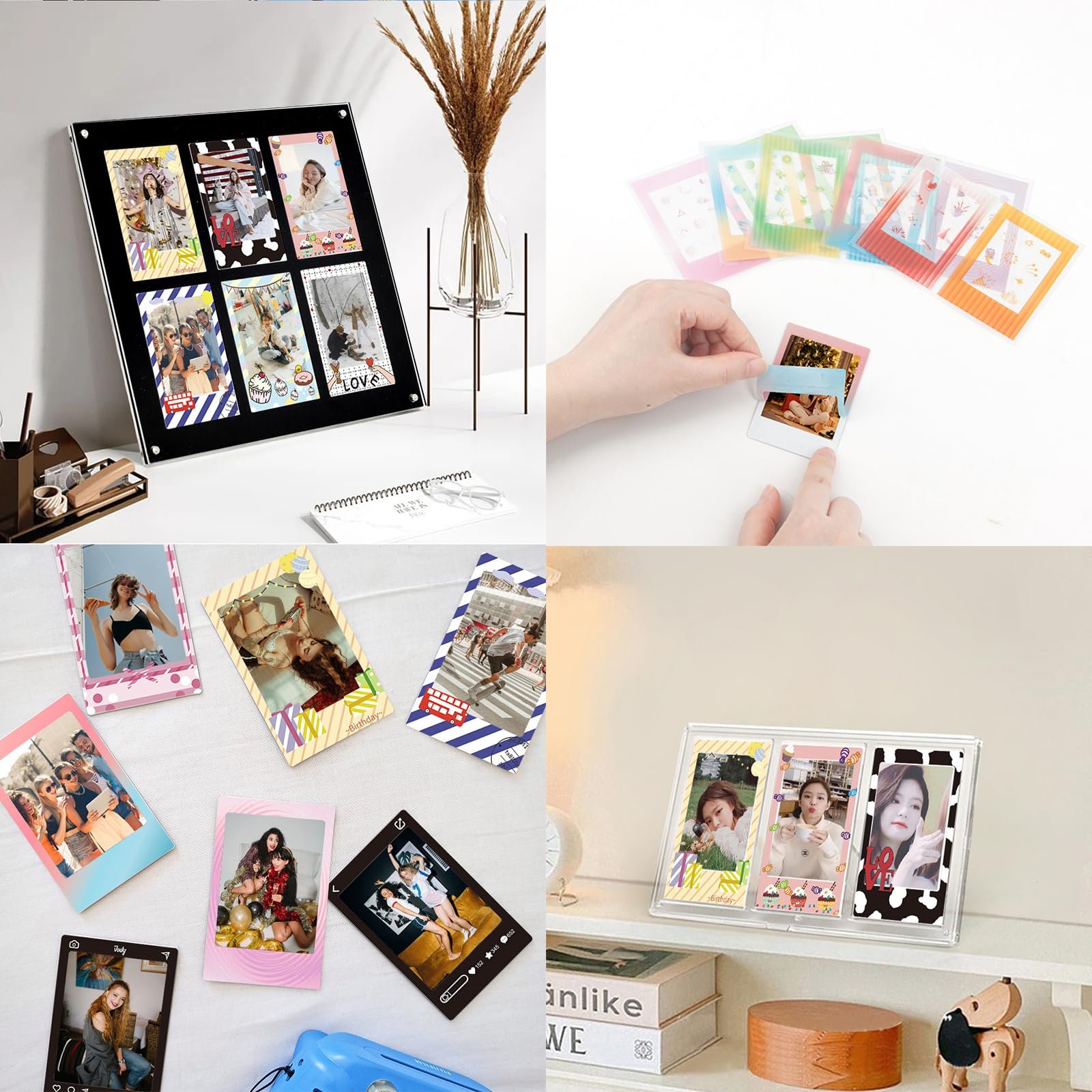 Наборы стикеров для фото 60 шт. 3 дюйма для FujiFilm Instax Mini / Polaroid, фото №3