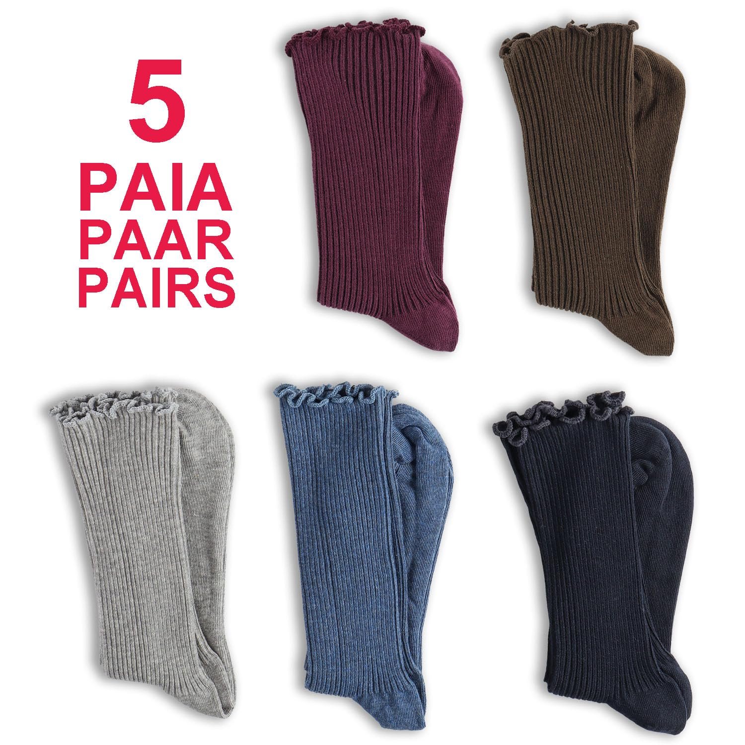 Шкарпетки alber's Organic Comfort, 5 пар, короткі, жіночі, з органічної бавовни, без еластичної гумки, дихаючі, фото №2