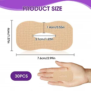 Пластирі для сну, 30 штук, O-подібна стрічка для рота, покращує дихання носом та якість сну synthetic.ua - Фото 1