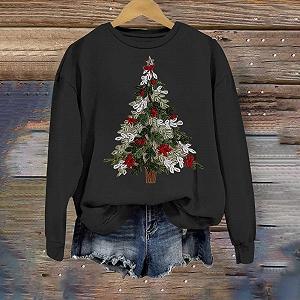 Женский Свитшот Рождественский Зимний synthetic.ua - Фото 1