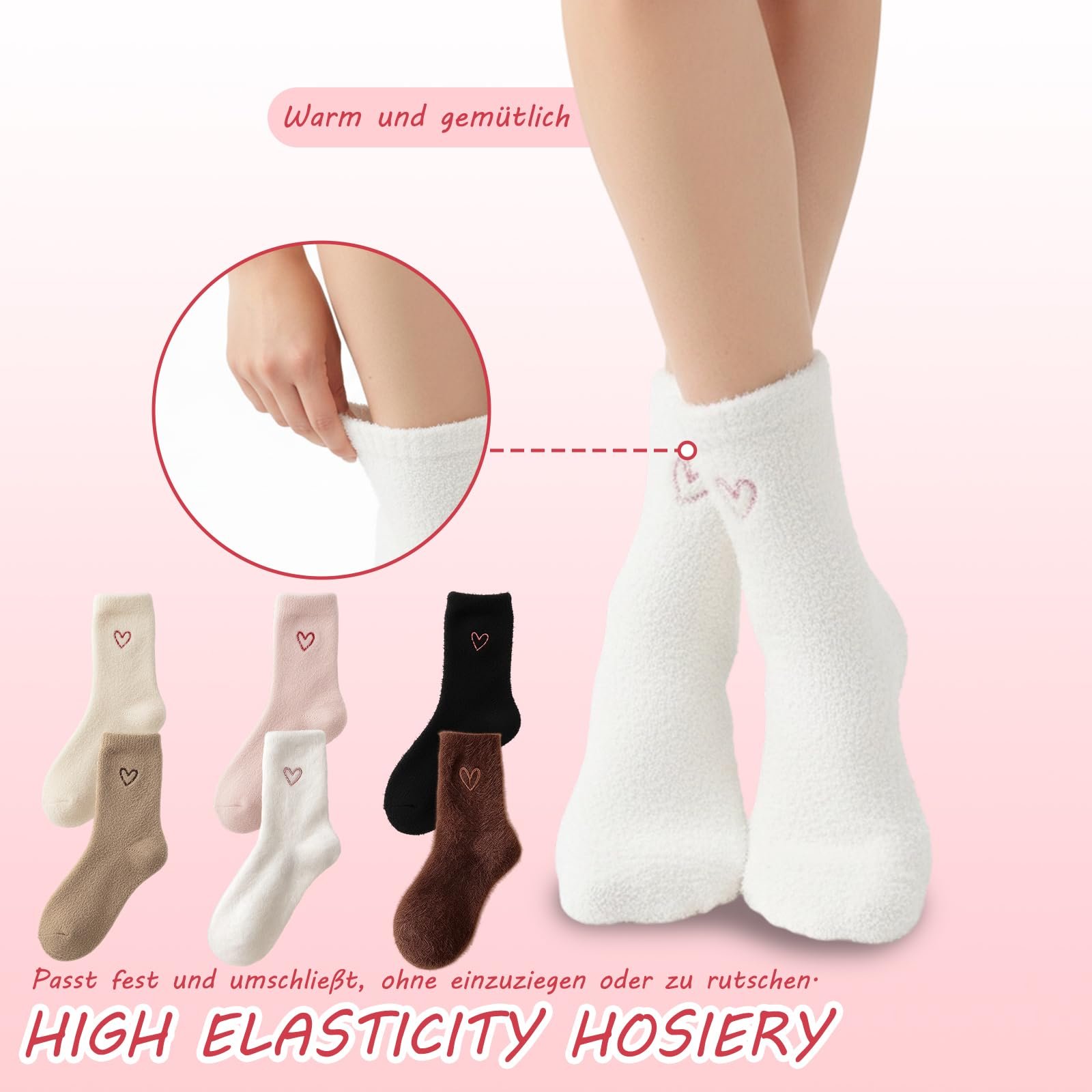 6 пар Жіночих Теплих Шкарпеток Розміри 36-42, фото №6