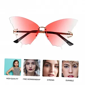 Солнцезащитные очки Бабочка Разноцветные линзы - Фото 1