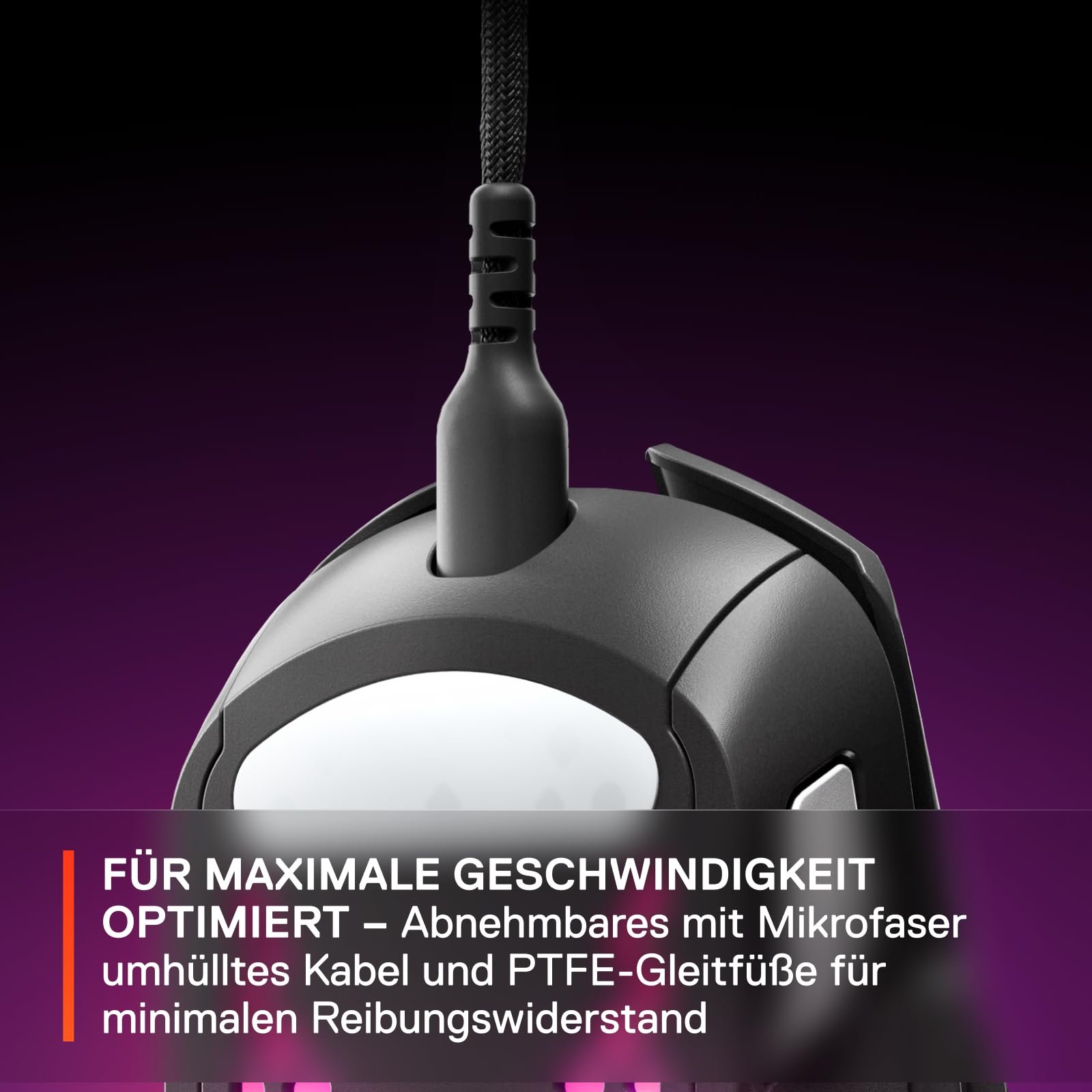 Мышь игровая SteelSeries Aerox 5 RGB, с отверстиями в поверхности, сверхлегкая, водоотталкивающая, оптический датчик TrueMove Air 18000 DPI, фото №5