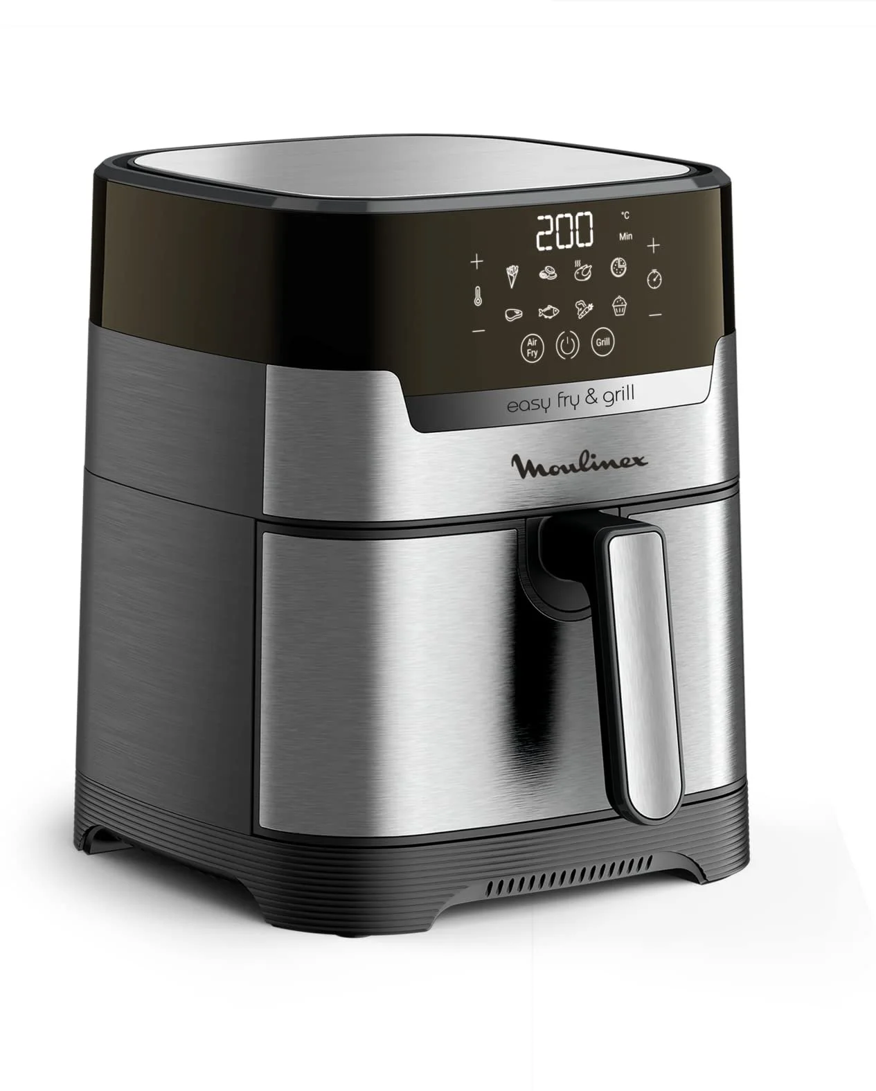 Мультипіч-гриль Moulinex Easy Fry & Grill EZ505D 2-in-1 Digital Steel 1400 Вт 8 програм, фото №1 Мультипіч-гриль Moulinex Easy Fry & Grill EZ505D 2-in-1 Digital Steel 1400 Вт 8 програм, фото №1