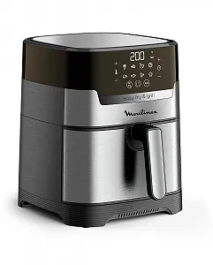 Купити Мультипіч-гриль Moulinex Easy Fry & Grill EZ505D 2-in-1 Digital Steel 1400 Вт 8 програм - Фото 1 Мультипіч-гриль Moulinex Easy Fry & Grill EZ505D 2-in-1 Digital Steel 1400 Вт 8 програм - Фото 1