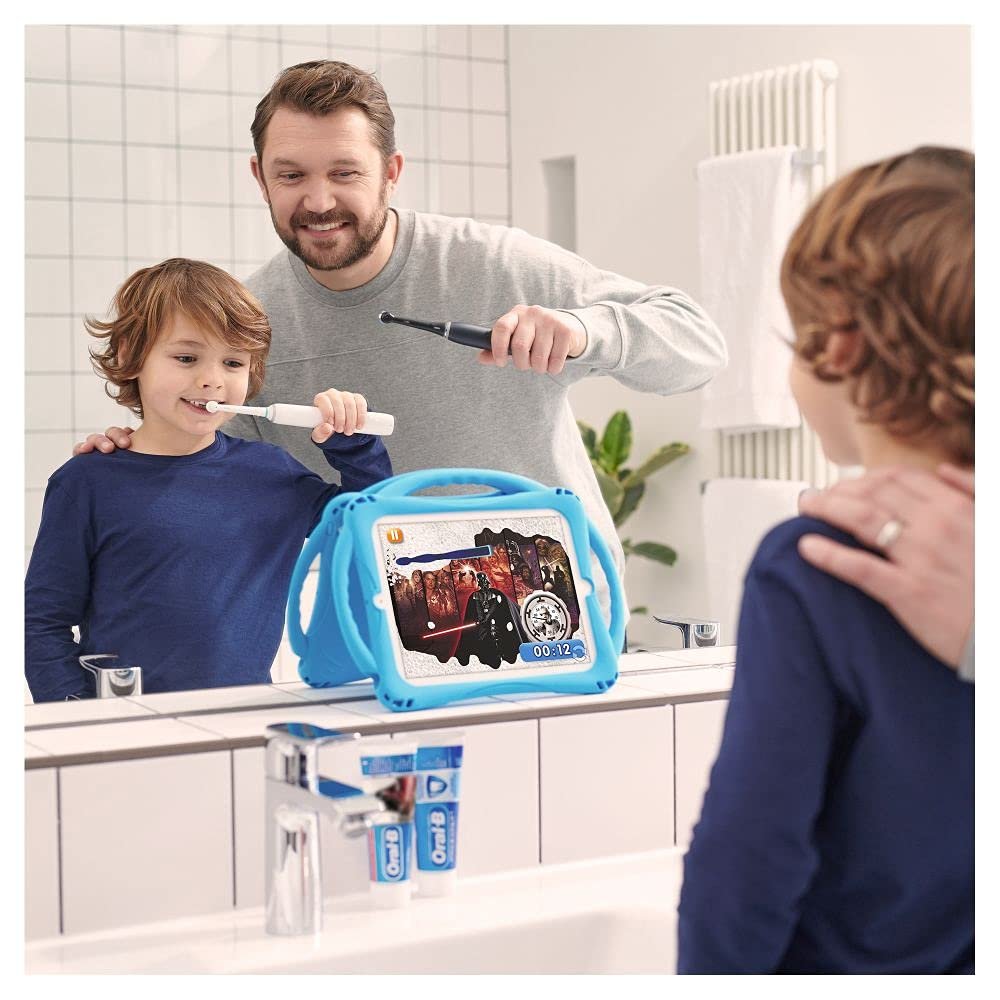 Електрична зубна щітка Oral-B Junior Minnie Mouse від 6 років 2 режими Біла 1 шт., фото №4