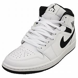 Кросівки Jordan Air 1 Mid зі гладкої шкіри - Фото 1