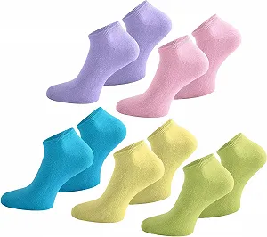 Шкарпетки Trainer Cotton Sport Casual Low-cut Liner для спорту та повсякденного носіння, 10 пар - Фото 1